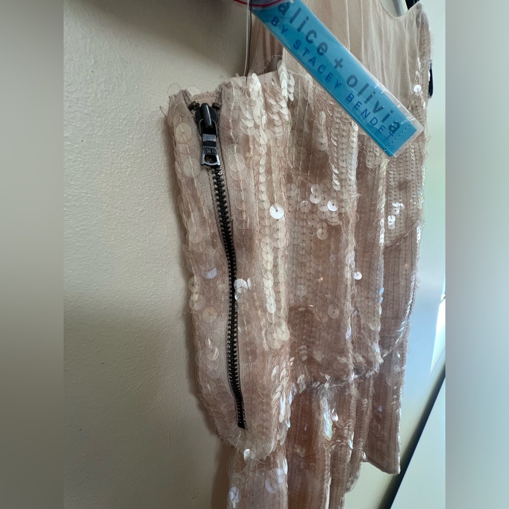 Alice + Olivia Sequin Sleeveless Top -by Stacy Bendet - Picture 8 of 8